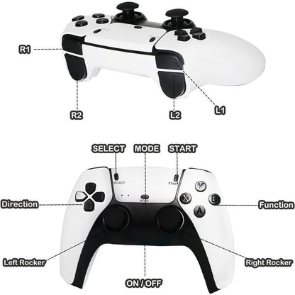 🎮 Mass Games Retro Game Console 20,000+ Games | 19 Emulators | 4K Output | 2 Wireless Controllers | 64GB SD Card