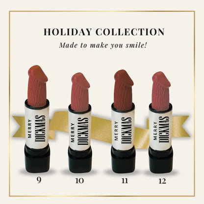 🎅Hot sale 49% OFF🎄 “Merry Dickmas” Funny Lipstick Holiday Collection – 12 Shades of Sassy, Long-Lasting, Paraben-Free Fun! 🎁