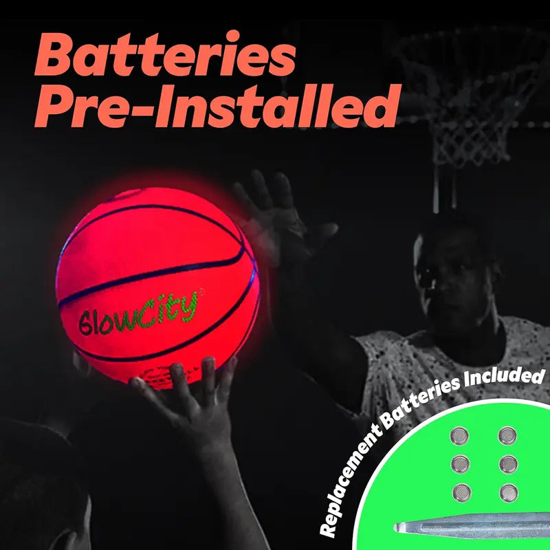 🏀 Glow in the Dark Light Up LED Basketball