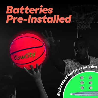 🏀 Glow in the Dark Light Up LED Basketball