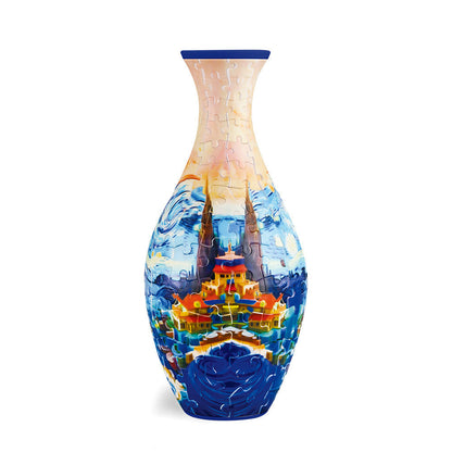 🌟🔥New Year Hot Sale 49% OFF🌸🌺3D Puzzle Vase: Unique Print Design + Easy Assembly 🖼️