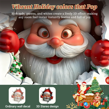 A Cute Santa Claus Bursts Through The Wall On Christmas Day!🎅