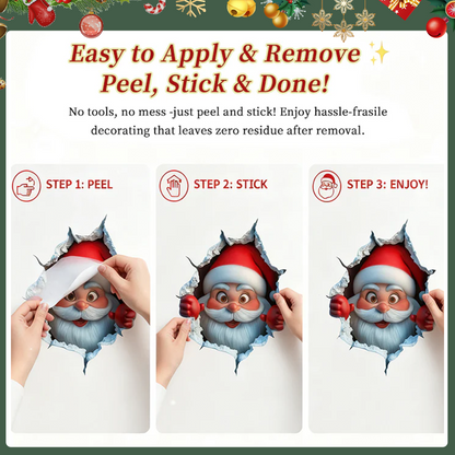 A Cute Santa Claus Bursts Through The Wall On Christmas Day!🎅