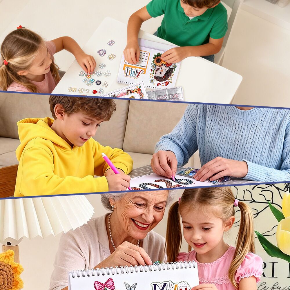 2026 Calendar Desk Calendar DIY Diamond Painting Art with Animals theme Calendar