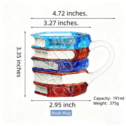 🎄Christmas Sale 49% OFF🔥-📚 Ceramic Innovative 3D Painting Book Mug