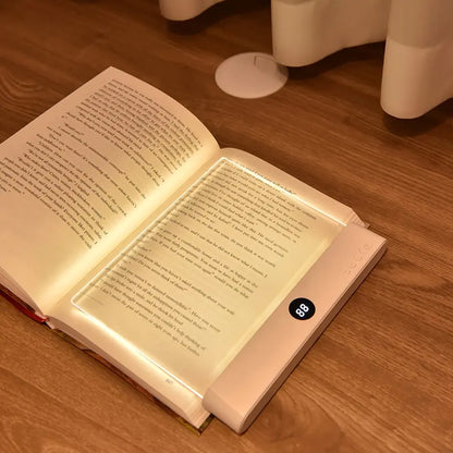 📚 Smart LED Reading Light - Dimmable | Rechargeable | Auto Timer Off | 3-Color Adjustable |