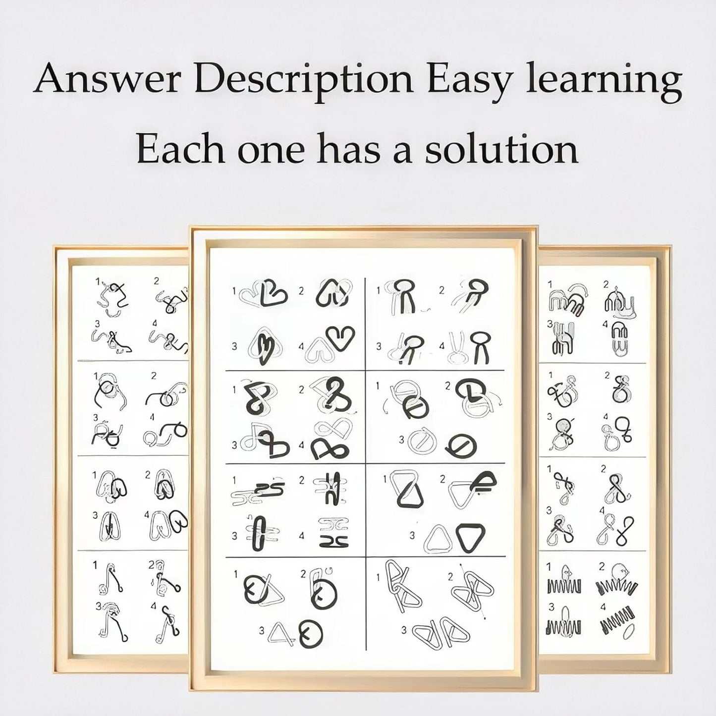 🔥The Best Christmas Gift🎁 Metal Montessori Puzzle Solving