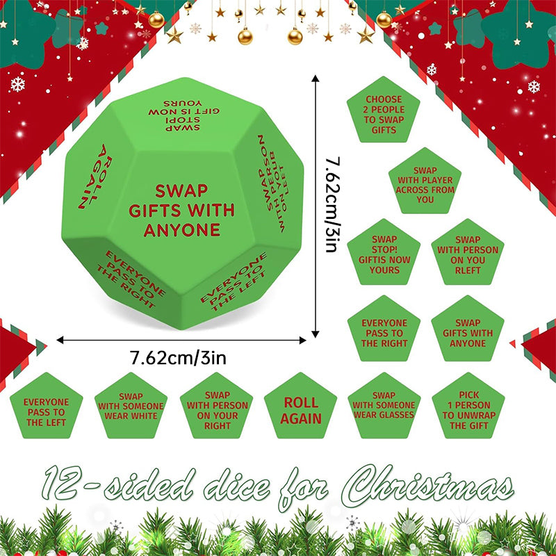 Santa Swap Gift Exchange Dice