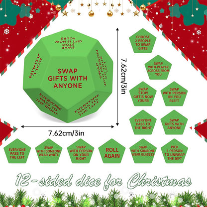 Santa Swap Gift Exchange Dice