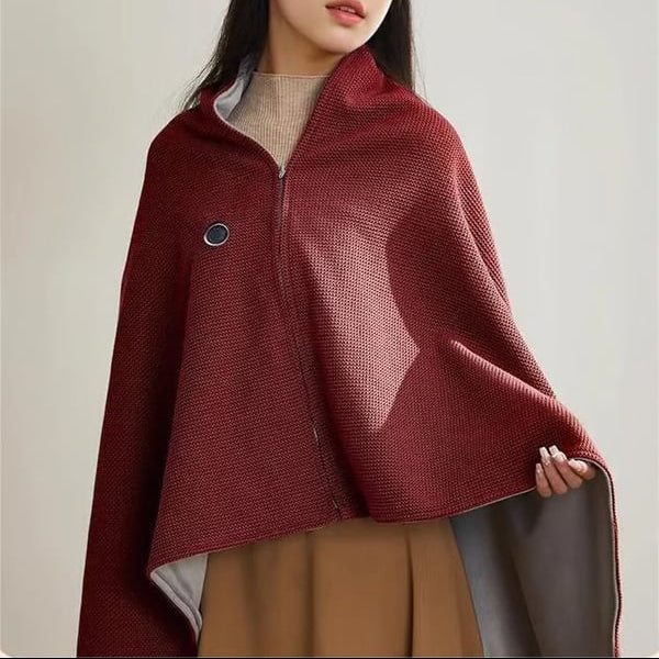 🎅Best Winter Gifts 🔥Portable Heated Shawl – Stay Warm Anywhere, Anytime