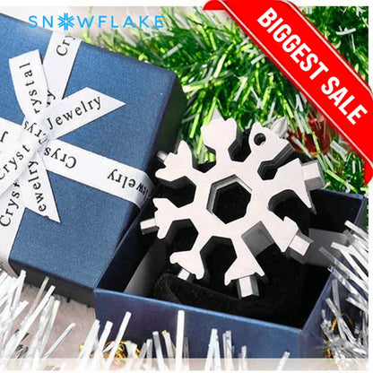 Snowflake - MultiTool 18-in-1 Stainless Steel Portable for Outdoor Adventure❄️