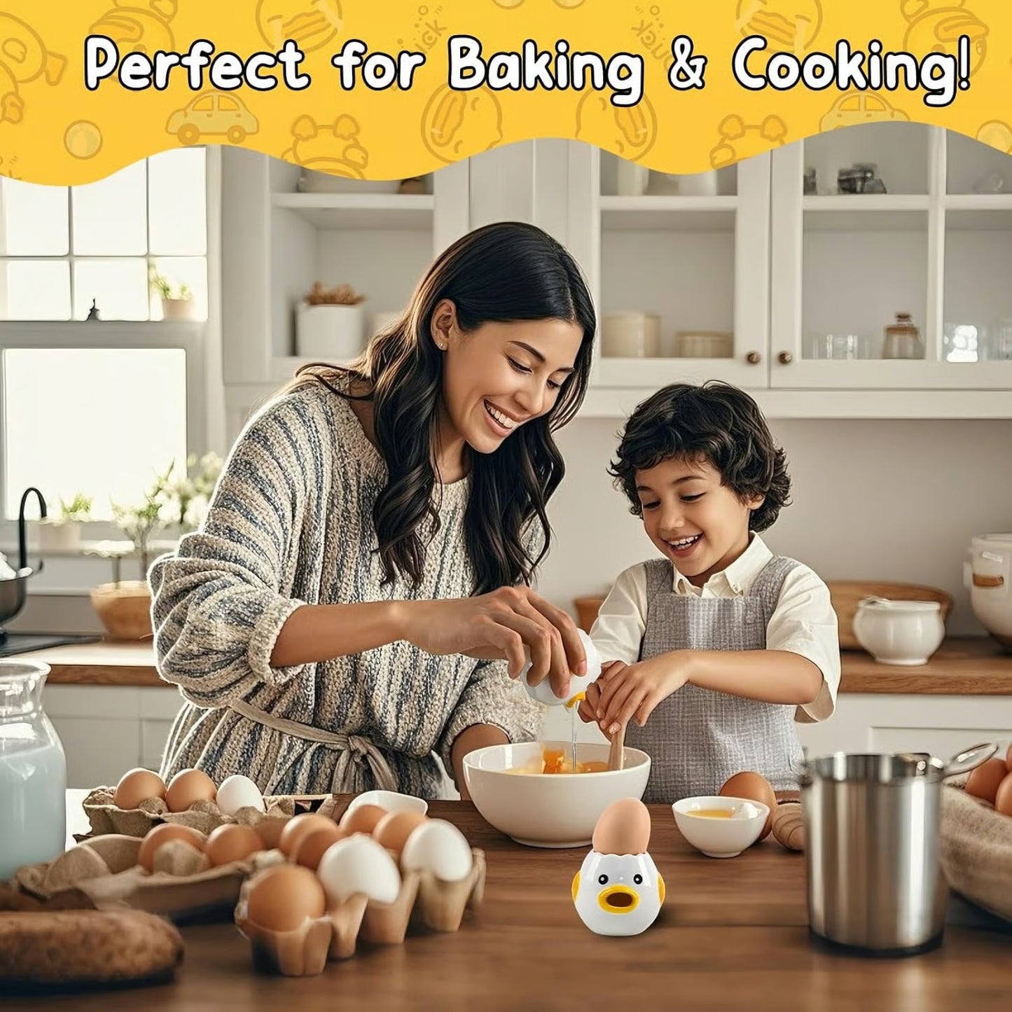 Ceramic Cute Egg Separator