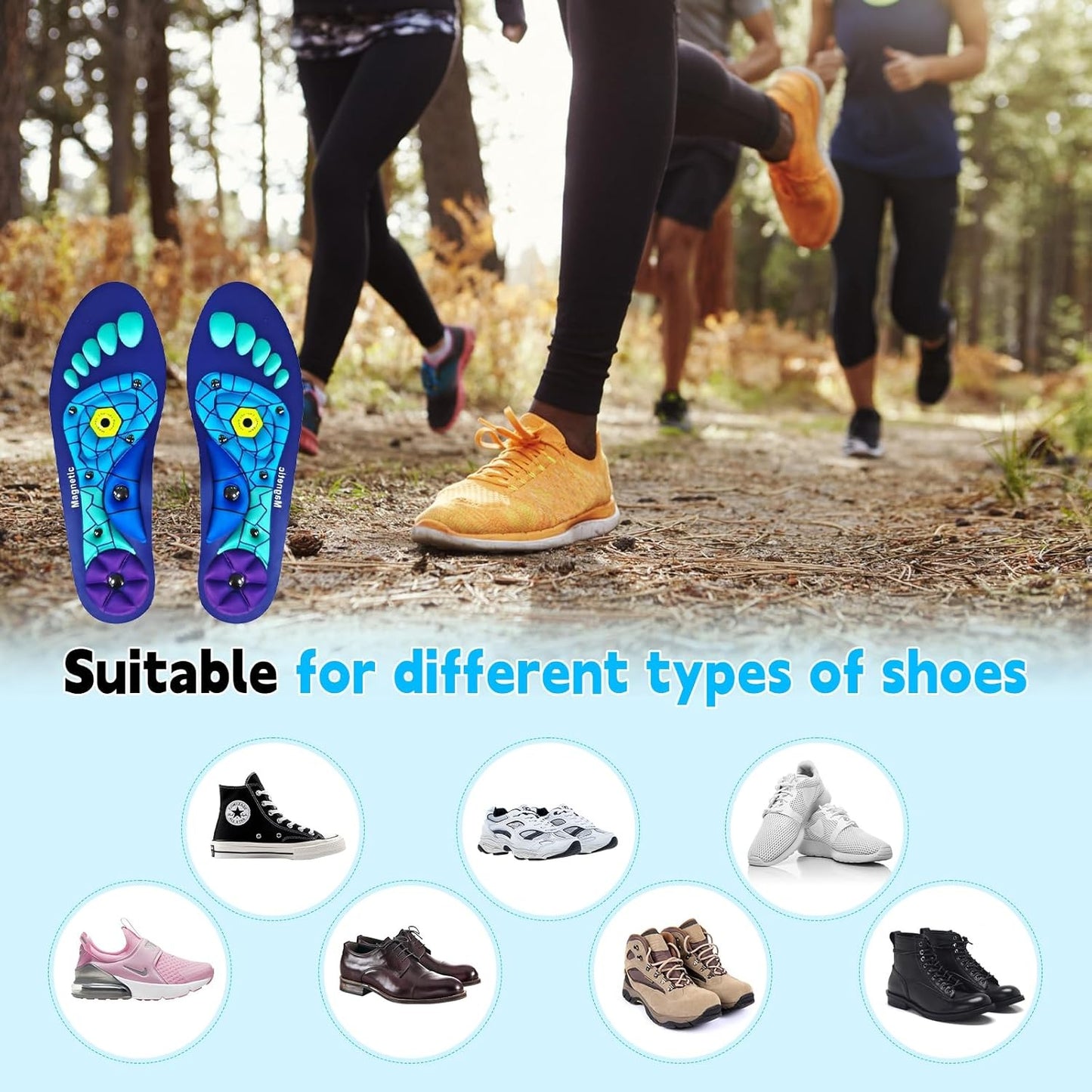 🏆Flash Sale⚡ 50K+ SOLD! Almost Gone-💥Plantar Fasciitis High Arch Shock Absorbing Insoles