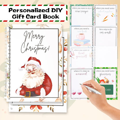 Christmas DIY Gift Card Book