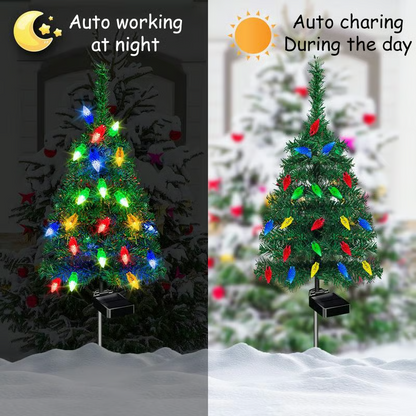 Solar Christmas Tree Light