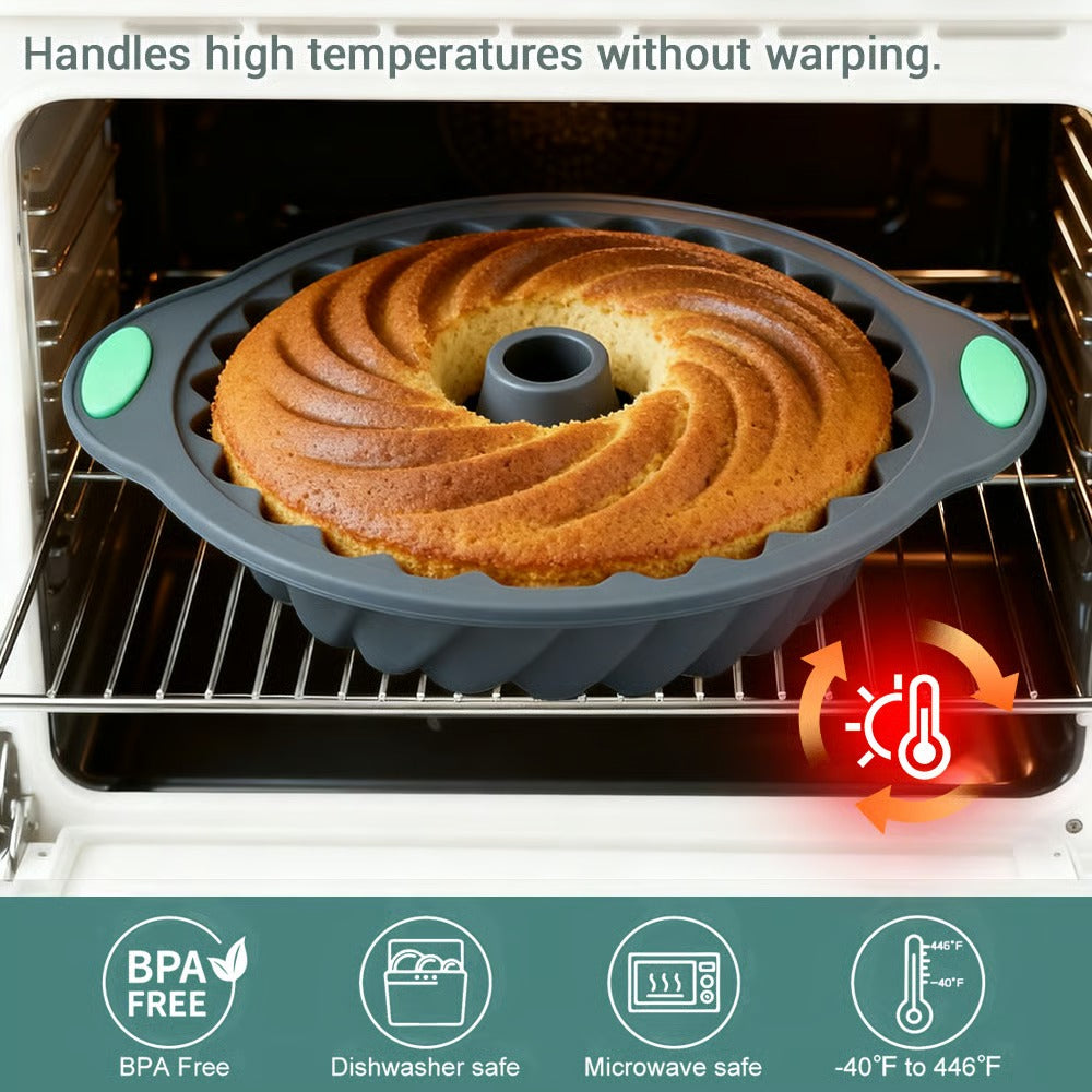 Silicone Fluted Cake Pans