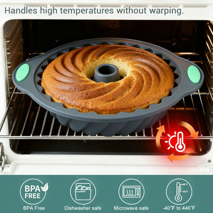 Silicone Fluted Cake Pans