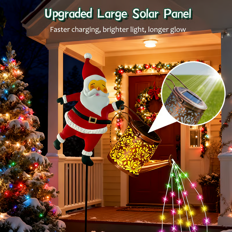 Santa Solar Kettle Lights
