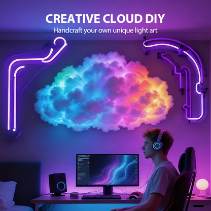 ✨🌩️ DIY Thundercloud LED Light – USB Powered Mood Decor