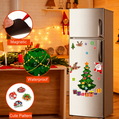 Reusable Christmas Magnetic Decals