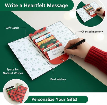 Handmade Waterfall Christmas Gift Card Bookle