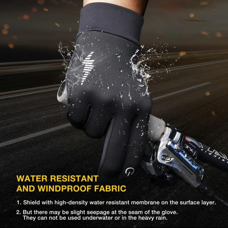 Winter Gloves Women Men Ski Snow Gloves Liner Thermal Warm Touch Screen