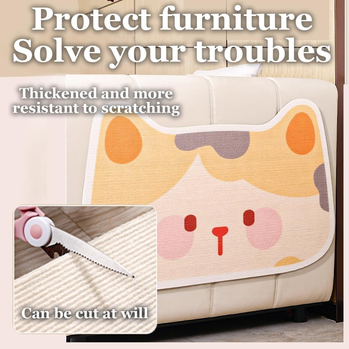 A Wear-resistant and Scratch-resistant Cat Scratching Board