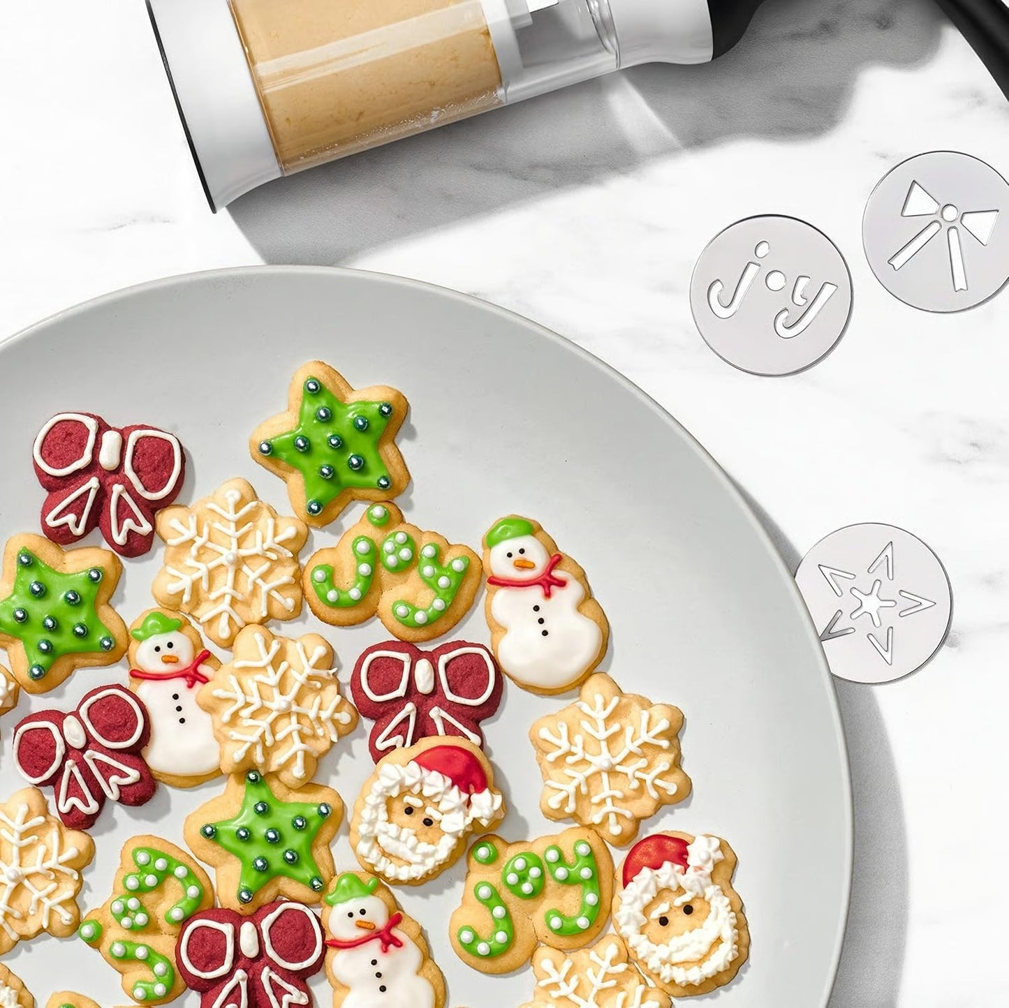 🎄Holiday Pre-Sale Save 49%🔥Cookie Press Gun Kit