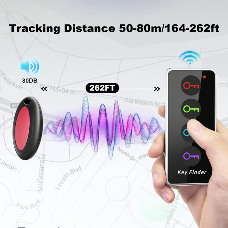 Key Finder With 4 Counts Signal Receiver