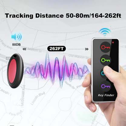 Key Finder With 4 Counts Signal Receiver