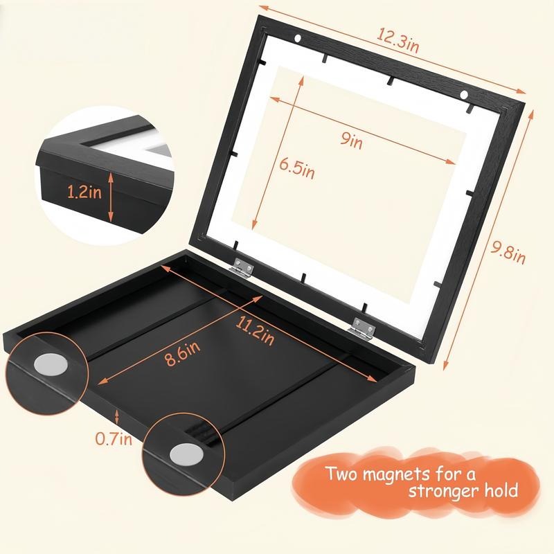 Front-Opening Changeable Picture Magnetic Photo Fram Framed
