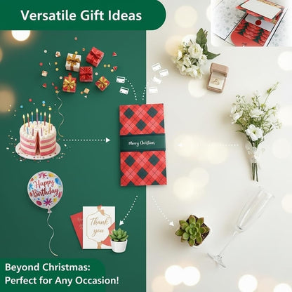 Handmade Waterfall Christmas Gift Card Bookle