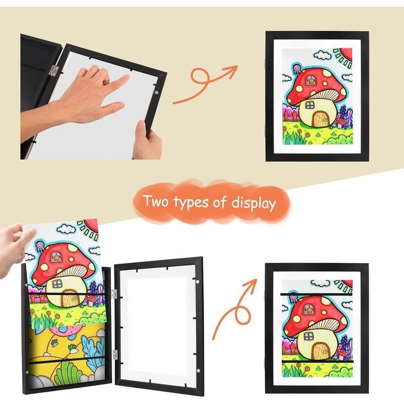 Front-Opening Changeable Picture Magnetic Photo Fram Framed