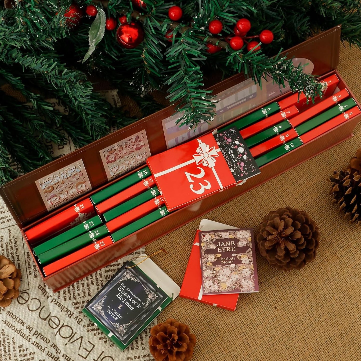 Mini Book Ornament Advent