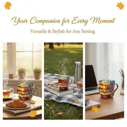 3D Painting Book Coffee Cup