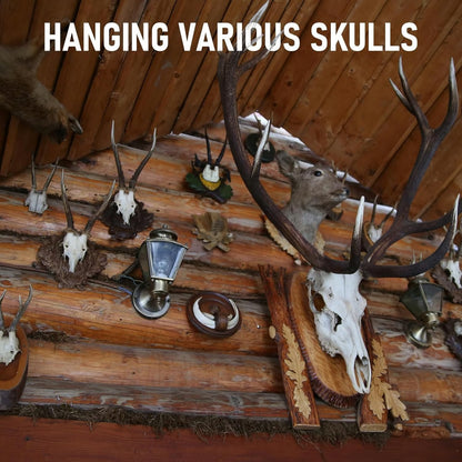 5Pcs Heavy-Duty Skull Mount Hanger