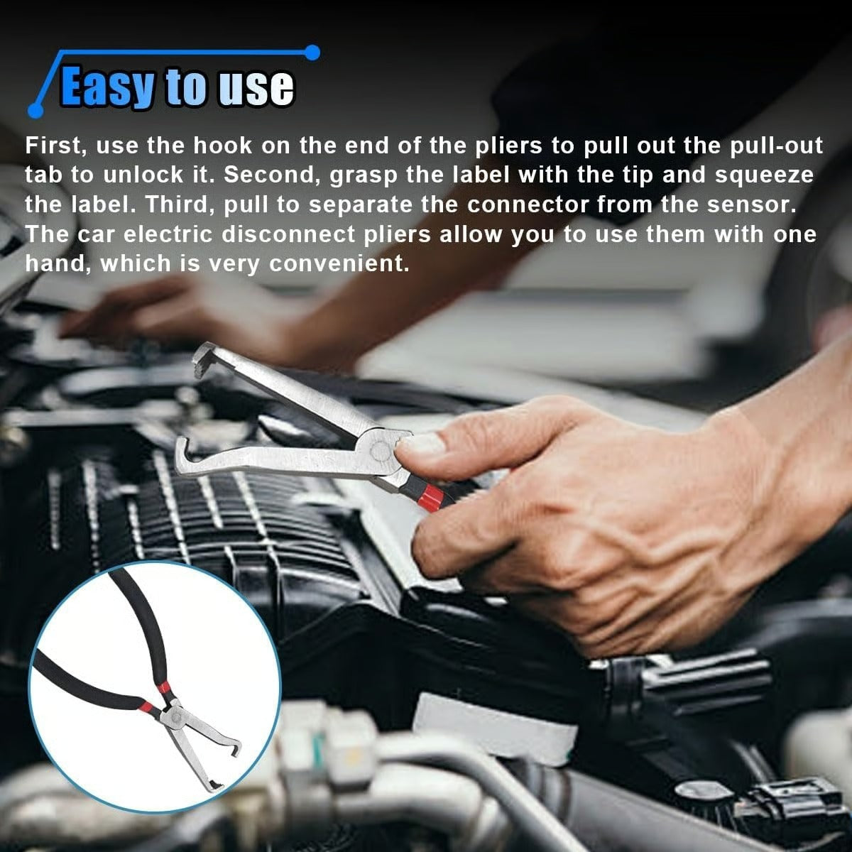 Upgraded 37960 Electrical Disconnect Pliers