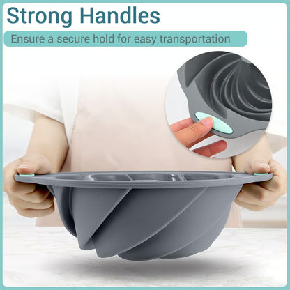 Silicone Fluted Cake Pans