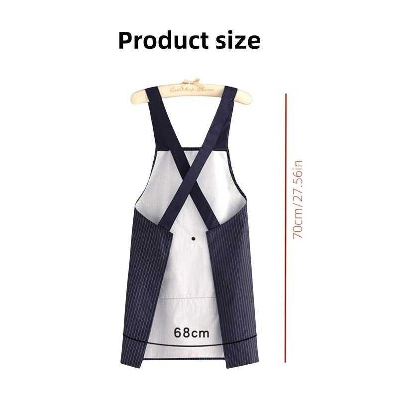 Cross-strap Apron With Removable Towel