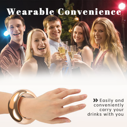 🍷Creative Stainless Steel Bracelet Wine Bottle