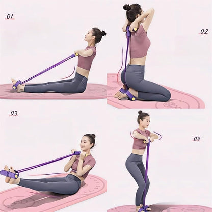 Waist-slimming and Belly-reducing Foot Pedal Resistance Band