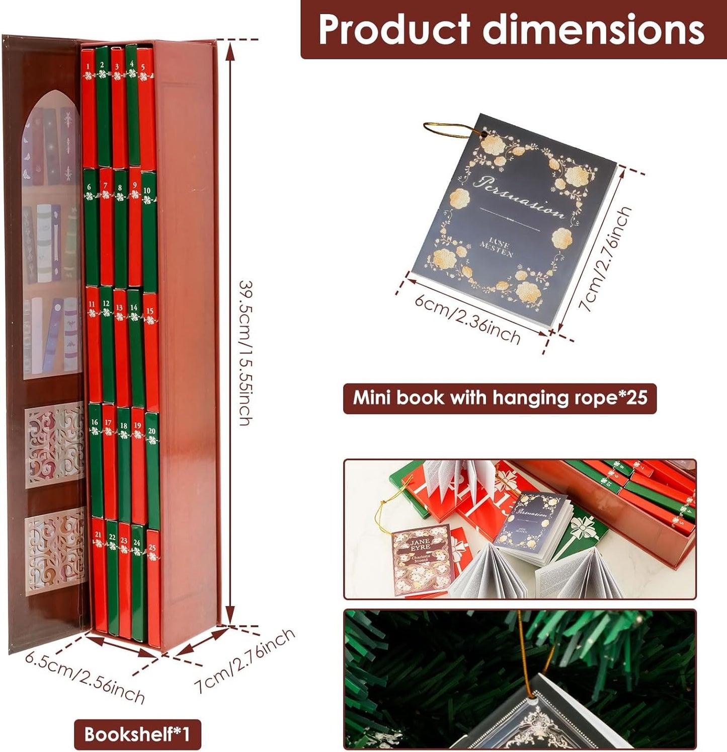 Mini Book Ornament Advent