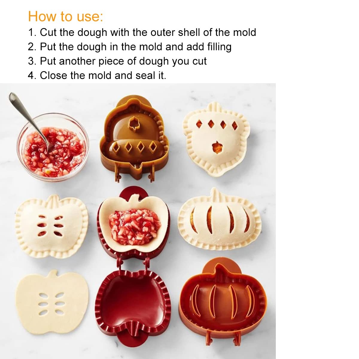 🎃Christmas Halloween Apple Pie Baking Mold🥧