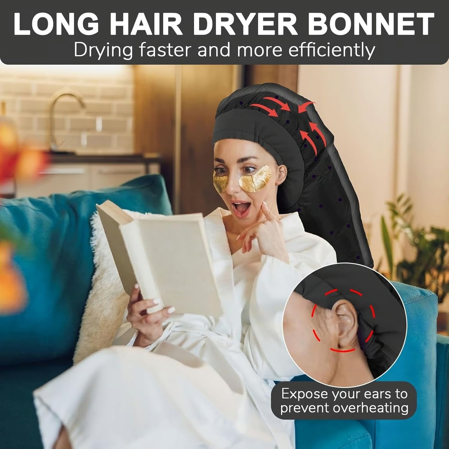 Hair Dryer Bonnet Attachment