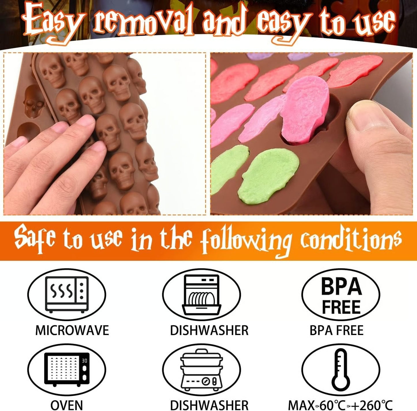 Mini Skull Silicone Molds