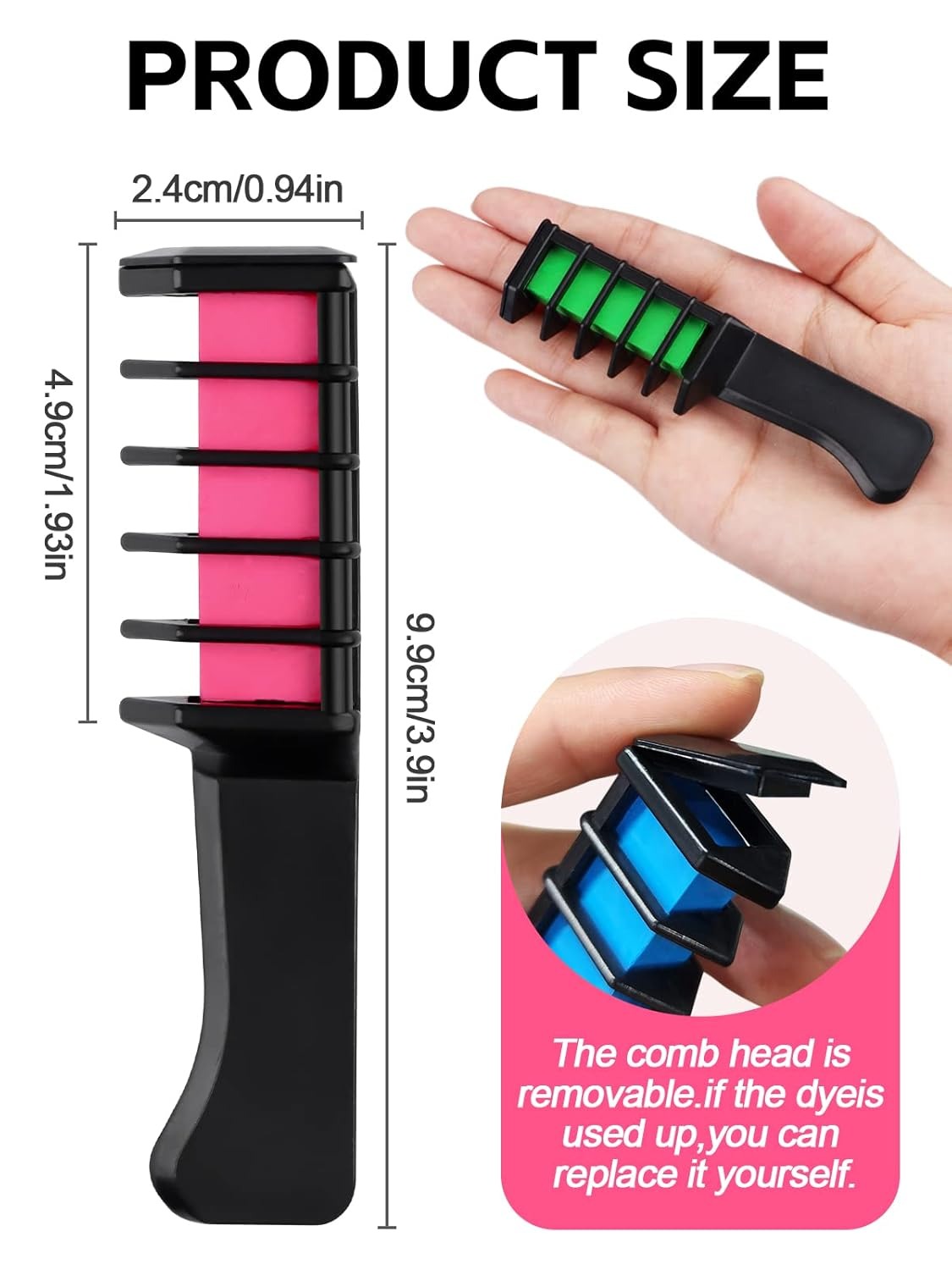 Mini Hair Dye Comb