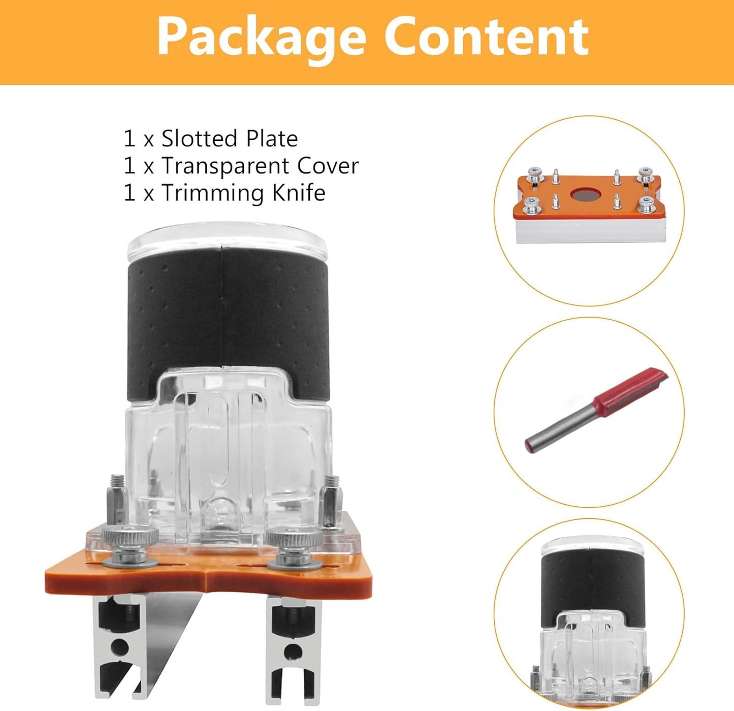 2 in 1 Compact Wood Palm Router Base Router