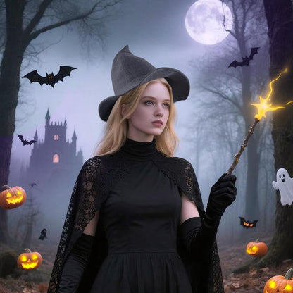 Halloween Foldable Wizard Hat🧙