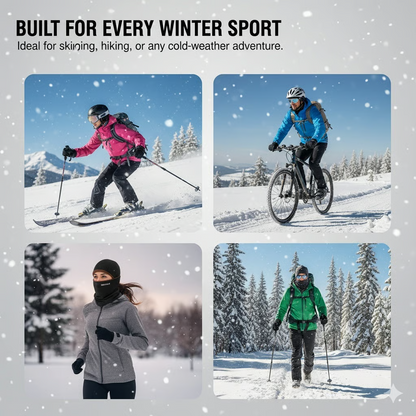 Outdoor Winter Warm Hat Neckband Integrated