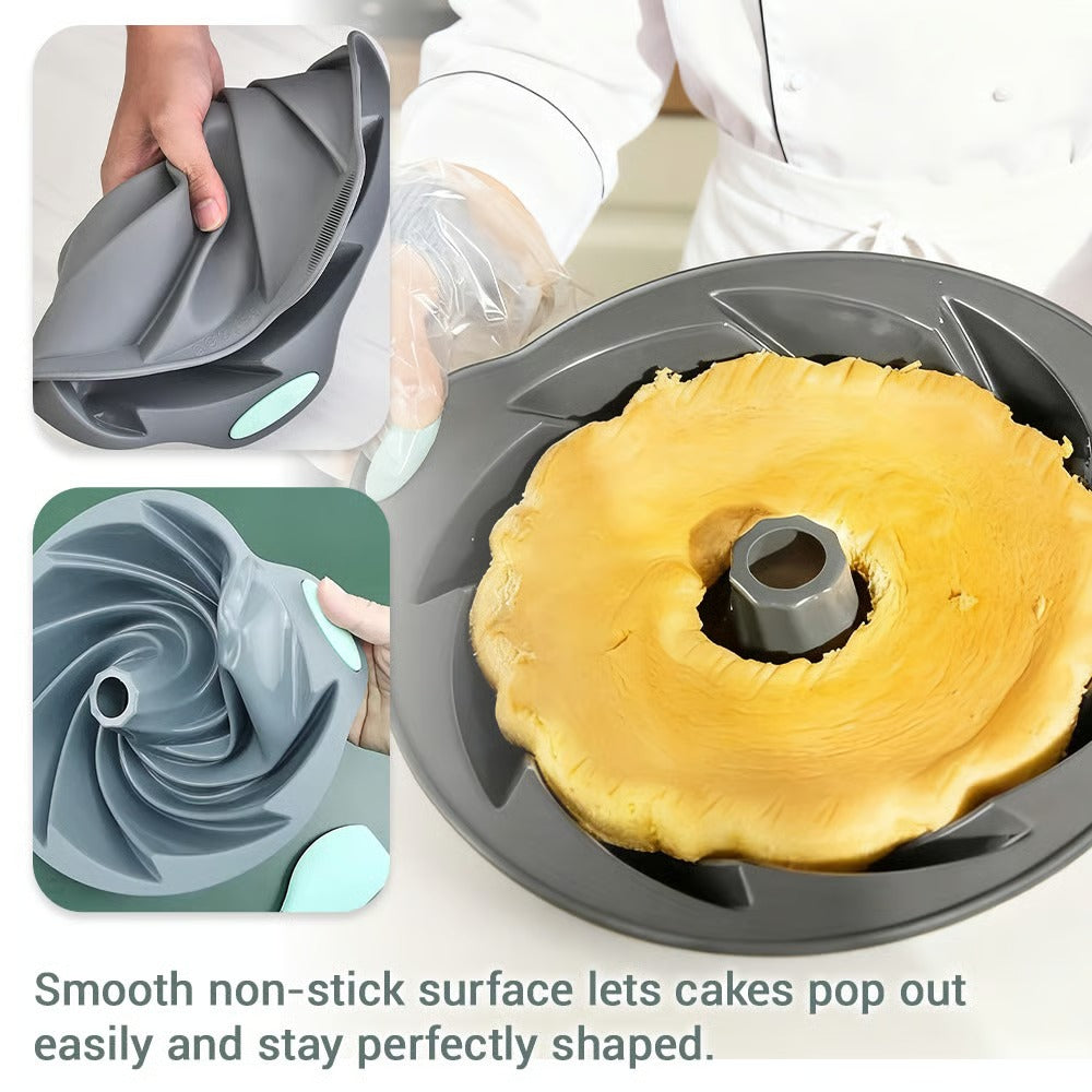 Silicone Fluted Cake Pans